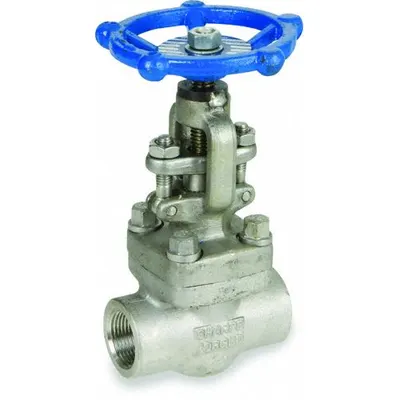 SHARPE Globe Valves: For Steam Media, 316L Stainless Steel, 1 1/4 in Pipe Size - Stainless Steel Straight-Body General-Service Globe Valves