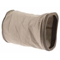 Dry-pickup cloth vacuum bag for Tennant backpack vacuums. Compatible with manufacturer part number V-BP-10. Standard cloth material for dry debris collection in industrial cleaning applications