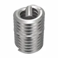 Screw-locking tanged helical insert for repairing or reinforcing threads in metal components. Made from 18-8 stainless steel with dry film lubricant finish, tensile strength 200,000 to 250,000 psi. Requires 4.2mm drill bit and M4-0.70 STI tap. Pack of 100