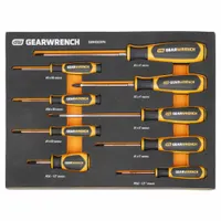 GEARWRENCH: 1-10 Pieces, 9 Pieces, Phillips Tip, #0/#00/#1/#2/#3 Tip Size, Cushion Grip, Tray (MPN GWMSSCRPH)