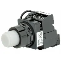 SIEMENS Illuminated Push Button: Illuminated, Extended Profile, Non-Metallic, 30 mm, 1NO/1NC (MPN US2:52BT6GBA)