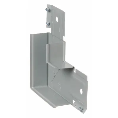 LEGRAND 90 Degrees Flat Elbow: 3000, 1 1/2 in Ht, 2 3/4 in Raceway Wd, Steel - 90 Degree Elbows for Single-Channel Raceways