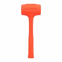 Dead Blow Hammer: Steel Handle, 3 1/4 lb Head Wt, 2 7/8 in Hammer Face Dia, 15 in Overall Lg (MPN 57-534A)