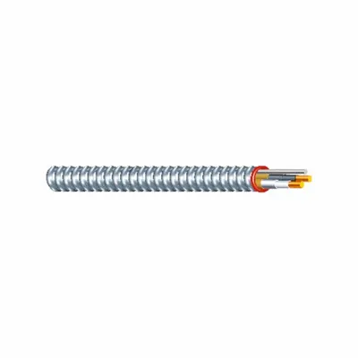 SOUTHWIRE Metal Clad Cable: 10 AWG, 3 Conductors, Copper, 250 ft, Galvanized Steel - Armored Cables with Bonded Aluminum Wires