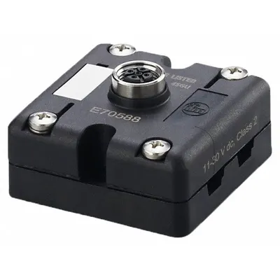 IFM E70588 AS-Interface Active Power Distribution Box, 31.6V DC, 2 A, IP65 - AS-Interface Active Power Distribution Boxes