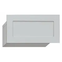 Drop Box: 1 Doors, Horizontal, 7 in H x 14 in W x 6 in D, Recessed Mounting, Non-Lockable (MPN 2255ALM)