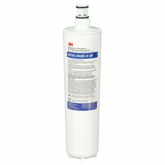 Quick-connect water filter for ice machines and refrigerators. Reduces particulates using polyphosphate media. Helps protect equipment from sediment buildup in water supply lines.