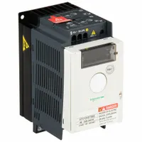 SCHNEIDER Variable Frequency Drive: In Phase Single, 200-240V AC, Out Phase Three, 1 hp, IP20, Black (MPN ATV12H075M2)