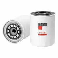 FLEETGUARD Automotive Oil Filter: BD232, LF3481, 3/4"-16 Thread Size, 6 in Overall Ht, Plastic