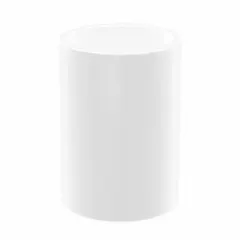 This plastic sleeve bearing is made of PTFE, offering chemical and heat resistance for use in pumps, compressors, and industrial machinery. It has a 3/4 in bore, 7/8 in OD, and 1 1/4 in overall length. Color is white. Sold in a pack of 10.