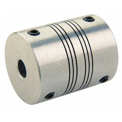 RULAND MANUFACTURING Motion Control Coupling: 3° Angular Misalignment, 12 mm Bore Dia 1, Aluminum - High-Precision Clamp-On Beam Shaft Couplings