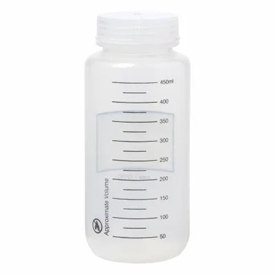 OEM Graduated Bottle: Polypropylene - Polypropylene Wide Mouth Round Lab Bottles