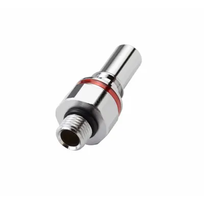 CPC Quick Connection Coupling: Straight, 1/4 in Pipe Size, Warm Red, Quick Disconnect - Chrome-Plated Brass Quick-Disconnect Tube Fittings