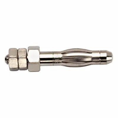 POMONA Banana Plug: 1 3/8 in Lg, 36 A Max Current Measurement - Standard Sheath Banana Jack to Non-Sheath Banana Plug Adapters