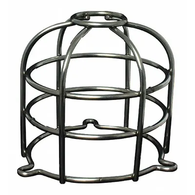 FEDERAL SIGNAL SLMDG2 Stainless Steel Dome Guard for Indoor Surface Mount - Guards for Alarms & Wall Fixtures