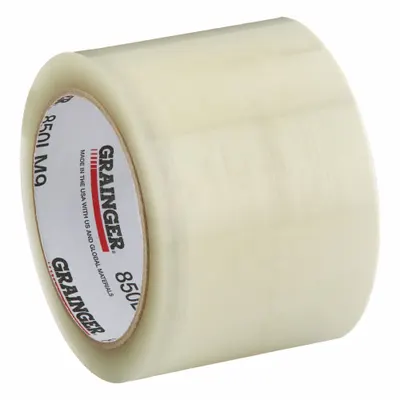 OEM Packaging Tape: 2.5 mil Tape Thick, 3 in x 55 yd, MD - Medium-Duty Hot Melt Tape