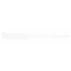 Plastic security wristband in white, supplied in a pack of 500. Each wristband measures 11 1/2 inches in length and 1 3/8 inches in width. The blank surface allows custom marking for identification purposes. Commonly used for access control and temporary identification at events, facilities, and healthcare settings.