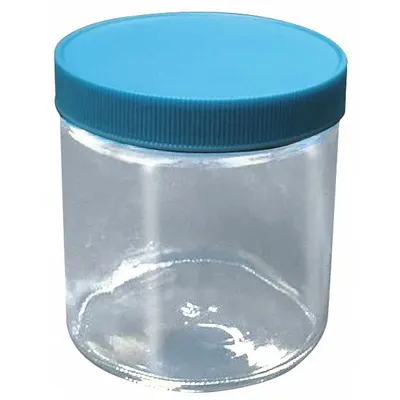 OEM Sampling Bottle: 60 mL - Clear Wide Mouth Round Glass Lab Bottles