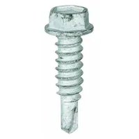 Self-Drilling Screw: #10 Size, 1 in Lg, Steel, Climaseal™, Hex Washer, External Hex, 500 PK (MPN 1129000)