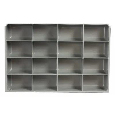DURHAM MFG Compartment Drawer Insert: 13 3/8 in x 9 1/4 in x 2 in, 3 5/32 in x 2 13/64 in - Inserts for Small Compartmented Boxes