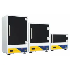 Non-refrigerated incubator with 0.7 cu ft capacity, gravity convection heating, and digital display. Temperature range from ambient +2 °C, accuracy ±0.5 °C, uniformity ±2 °C. Operates on 110V AC. Suitable for culturing samples in microbiology, clinical, and research laboratory settings.