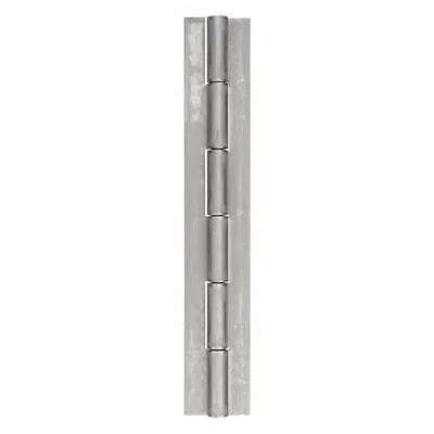 OEM Piano Hinge: Steel, 48 in Leaf Ht, 2 1/2 in Leaf Wd - Full Surface-Mount Piano Hinges