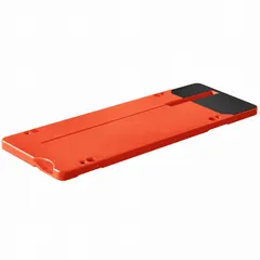 Table saw dado insert measuring 11 7/8 inches, designed for use with compatible BOSCH table saws. Provides a clearance opening for dado blade setups, enabling safe and accurate cuts for joinery and groove-cutting applications.