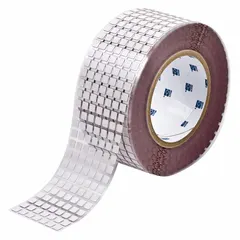 White gloss precut label rolls, 1/4 in x 1/4 in, for use with i7100 printer series. Provide visual evidence of water exposure for asset protection and maintenance verification in industrial environments.