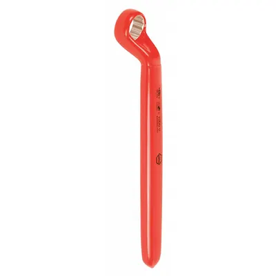 WIHA Box End Wrench: Chrome, 7/8 in Head Size, 10 in Overall Lg, Offset - SAE, Single End, 12-Point, Box End Wrenches