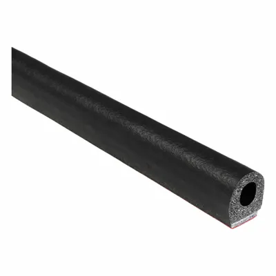TRIM LOK INC D-Shaped Seal: D-Shaped, Self-Adhesive Mounting, High-Strength - D-Section Foam Rubber Seals