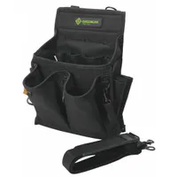 GREENLEE Tool Pouch: For 3 in Belt Wd - Max, 20 Pockets, Black (MPN 0158-15)