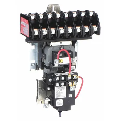 SQUARE D Lighting Magnetic Contactor: 8 Poles, 277V AC - Mechanically Held Lighting Contactors
