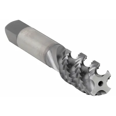 WIDIA GTD Spiral Flute Tap: 3/4"-10 UNC, H3 / 3B, 4 Flute, Semi-Bottoming Chamfer (MPN VTSFT-TC5100) - General Purpose Spiral-Flute Taps