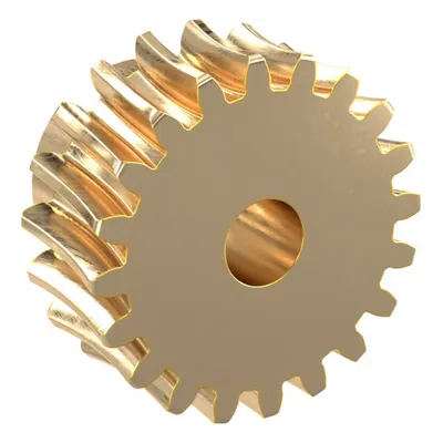KHK GEARS Worm Wheel: Reduction Ratio 10, Module m 1.5, Right Hand, 20° Pressure Angle - Metric Worm Wheels