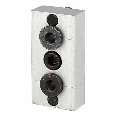 80/20 Drilling Jig: 10 Series, Aluminum, Anodized - Drilling Jigs for T-Slot Framing