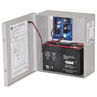 ALTRONIX Power Supply 2Out 12Dc Or 24Dc @ 1A: Power Supply - Power Supply Boards with Enclosures