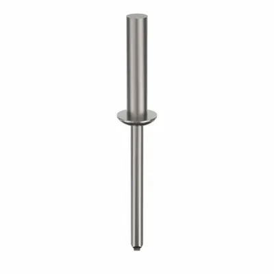OEM Domed-Head Blind Rivet, 0.188" Dia, 2.236" Overall Length, 250-Pack - Domed-Head Blind Rivets