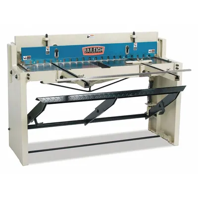 BAILEIGH INDUSTRIAL Machining Shear: Manual, Foot Pedal, 52 in Max. Cut Wd - Foot Pedal Machining Shears