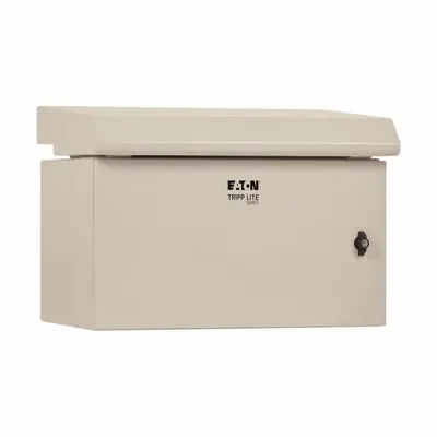 EATON TRIPP LITE Server Enclosure with Fan: 6 Rack Units, NEMA 3R, 120V AC - Fan-Cooled Server Rack Enclosures & Network Cabinets