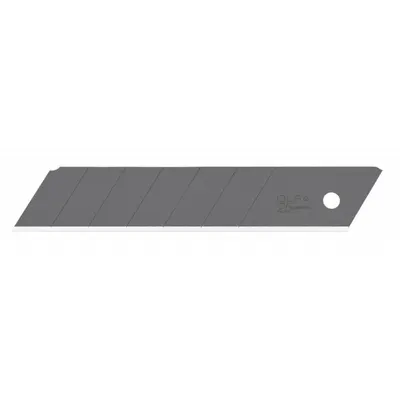 OLFA Snap-Off Blade: 5 1/2 in Blade Lg, 1 in Blade Wd, 0.03 in Blade Thick, 7 Segments - Straight-Edge Standard-Tip Replacement Snap-Off Blades
