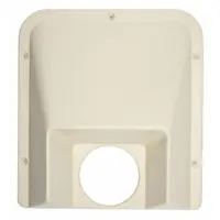 ACROVYN Door Knob Protector: 12 3/4 in Lg, 11 3/4 in Wd, 3 1/4 in Projection, Eggshell, PETG, White (MPN DNP1100N)