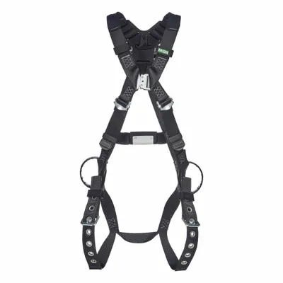 MSA Fall Protection Harnesses: Arc Flash, Gen Use/Welding, Vest Harness - Arc-Flash Rated Vest-Style Harnesses for Positioning