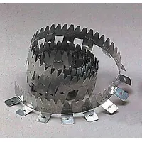 3M Fire Barrier Restricting Collar: 6.5 in Overall Ht, 25 ft Overall Lg, 2 in Overall Wd, 2 hr, Pipe (MPN RC-1)