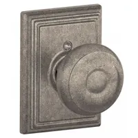 SCHLAGE Door Lockset: Dummy Knob Locksets, Nickel (MPN F170 GEO 621 ADD)
