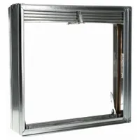 13.75"H-W 3.7"L Square Spring Fire Dampr: Static, 13 3/4 in H, 13 3/4 in W, 3 3/4 in L, Spring (MPN 2TGD8)