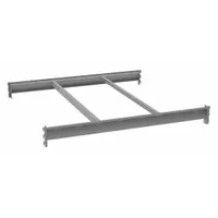TENNSCO Bulk Storage Deck Level: 48 in x 48 in x 3 5/8 in, 14 ga Beams, 4,150 lb Load Capacity (MPN BPB-48-48)