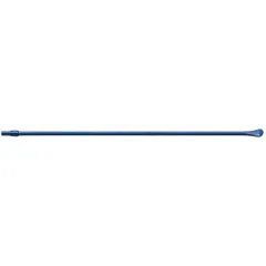 This steel wheel lifting bar is designed for handling heavy truck tires during mounting and demounting. With a 58-inch overall length and 1-inch stock size, it provides leverage for positioning large tires in fleet maintenance and tire service applications.