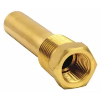 APPROVED VENDOR Threaded Thermowell: Brass, For 2 15/16 in Stem Lg, 2 15/16 in Insertion Lg (MPN 24C480)