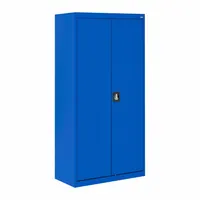 SANDUSKY Shelf Cabinet: 36 in x 24 in x 72 in, 4 Shelves, Recessed Handle & Three-Point Locking (MPN EACR362472-06)