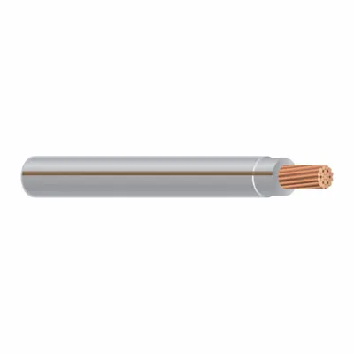 SOUTHWIRE Wire: Copper, 10 AWG, 1 Conductors, Solid, Gray/Brown, 500 ft Lg - Copper THHN/THWN Building Wires